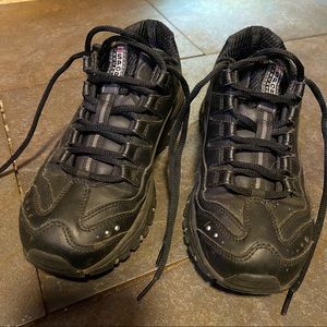 COPY - Black Skechers size 6.5 chunky sneakers